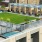 outdoor amenities on rooftop terrace