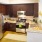 bright c-shaped kitchen